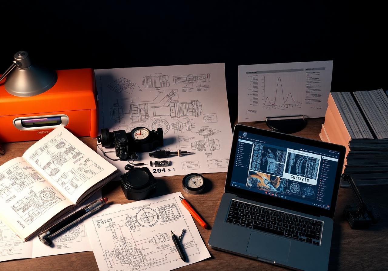 Engineering documentation desk for technical translations