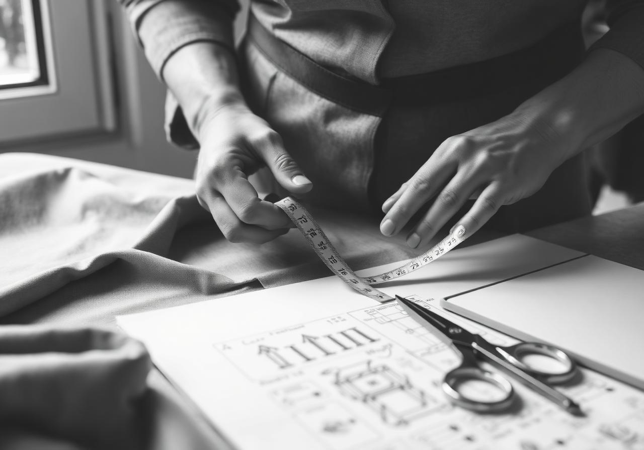 Tailor measuring fabric — metaphor for custom-fit translation projects
